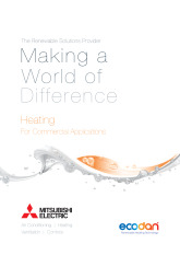 Ecodan Heating for Commercial Applications Brochure 2015 cover image