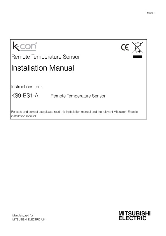 Mitsubishi Remote Temperature Sensor