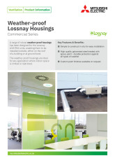Weather-proof Lossnay Housing Product Information Sheet cover image