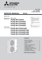 Ecodan PUHZ-W112VHA-BS Service Manual (OCH562D) cover image