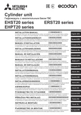 Ecodan FTC5 - EHPT20X-MHCW, EHST20(D)(C)-MHCW Cylinder Installation Manual (RG79D943H05) cover image