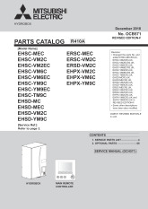 Ecodan FTC5 - EHS(D)(C)-MEC, EHPX-VM2C Hydrobox Parts Catalogue (OCB571F) cover image