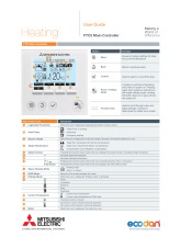 Ecodan FTC5 Main Controller User Guide cover image