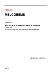 MELCOBEMS Installation Manual & Instruction Book (1.05) - Document ...