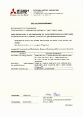 Ecodan FTC2B - PAC-IF032B-E Declaration of Conformity cover image