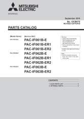 Ecodan FTC5 - PAC-IF062B-E Parts Catalogue (OCB572B) cover image