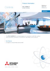 PAC-SJ95MA-E Product Information Sheet cover image