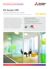 R2 Series VRF Standard - YNW (50-63kW) Product Information Sheet cover image