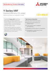 Y Series VRF Standard - YNW (22-45kW) Product Information Sheet cover image
