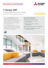 Y Series VRF Standard - YNW (101-124kW) Product Information Sheet cover image