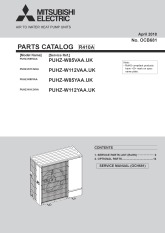 PUHZ-W85-112VAA(-BS) Parts List (OCB681) cover image
