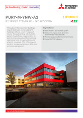 R2 Series R32 VRF Standard -YNW (22-34kW) Product Information Sheet cover image