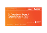 The Future Homes Standard Proposed changes to Part L - Heat Pumps as a Solution presentation cover image