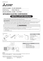 Ecodan PAC-FS01-E Installation Manual (RK79R701H01) cover image