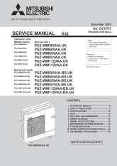 Ecodan PUZ-WM(50-60-85-112)V(H-A)A Service Manual (OCH727A) cover image