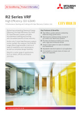 R2 Series VRF ﻿High Efficiency - YNW ﻿(50-63kW) Product Information Sheet  cover image