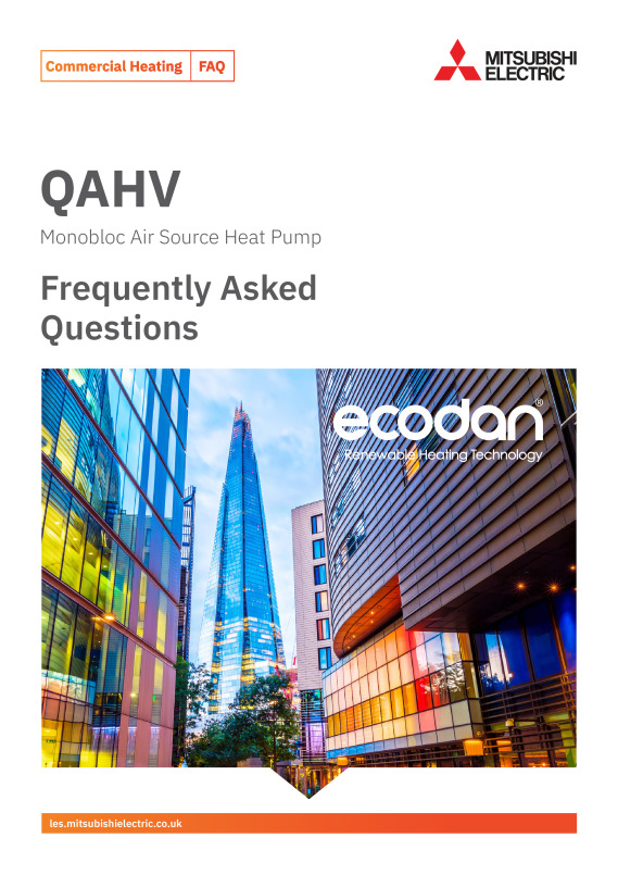 Ecodan QAHV N560YA-HPB Monobloc Air Source Heat Pump FAQ - Document Library  - Mitsubishi Electric