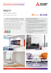 MXZ-F R32 Product Information Sheet cover image