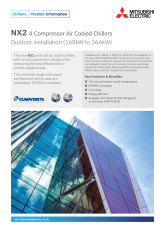 NX2 - 4 Compressor Air Cooled Chiller Product Information Sheet cover image