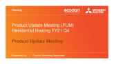  Residential Heating Product Update Meeting FY21 cover image