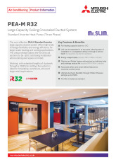 PEA-M-R32 Standard Inverter Heat Pump Product Information Sheet cover image