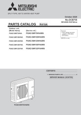 Ecodan PUHZ-SW(75-100-120)(V-Y)HA-BS Parts Catalogue (OCB755A)  cover image