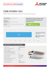CMB-M108V-JA1 TM65 Embodied Carbon Calculation cover image
