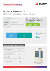 PURY-M300YNW-A1 TM65 Embodied Carbon Calculation cover image