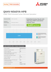 QAHV-N560YA-HPB TM65 Embodied Carbon Calculation cover image