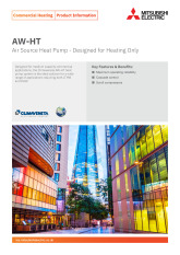 Climaveneta AW-HT Air Source Heat Pump Product Information Sheet cover image