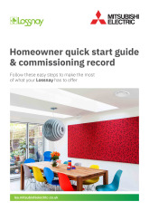 VL-CZPVU-R/L-E Homeowner Quickstart Guide & Commissioning Logbook cover image