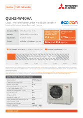 QUHZ-W40VA TM65 Embodied Carbon Calculation cover image