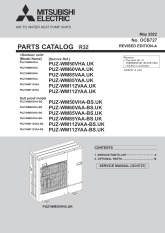 Ecodan PUZ-WM(50-60-85-112)V(H-A)A Parts Catalogue (OCB727A) cover image