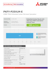PKFY-P25VLM-E TM65 Embodied Carbon Calculation cover image
