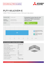 PLFY-WL63VEM-E TM65 Embodied Carbon Calculation cover image
