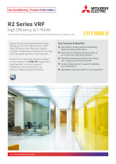 R2 Series VRF High Efficiency (67-95kW) Product Information Sheet cover image