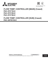 Ecodan FTC6 PAC-IF07(1-3)B-E Installation Manual (BH79D843H06) cover image