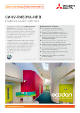 Ecodan CAHV-R450YA-HPB Product Information Sheet cover image