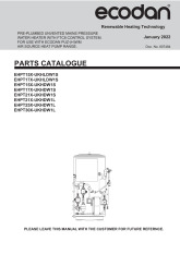 Ecodan EHPT(15-17-21-25-30)X-UKH(L)DW1(S-L) Parts Catalogue (7797273-01) cover image