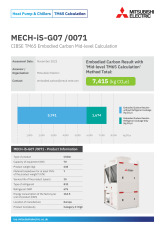 MECH-iS-G07 /0071 TM65 Embodied Carbon Calculation cover image