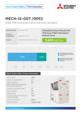 MECH-iS-G07 /0092 TM65 Embodied Carbon Calculation cover image