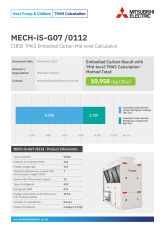 MECH-iS-G07 /0112 TM65 Embodied Carbon Calculation cover image