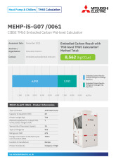 MEHP-iS-G07 /0061 TM65 Embodied Carbon Calculation cover image