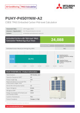 PUHY-P450YNW-A2 TM65 Embodied Carbon Calculation cover image