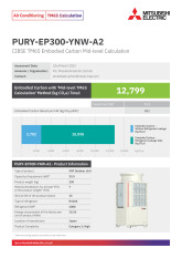 PURY-EP300-YNW-A2 TM65 Embodied Carbon Calculation cover image