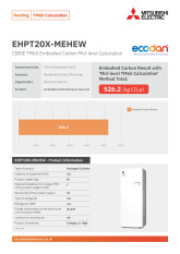 EHPT20X-MEHEW TM65 Embodied Carbon Calculation cover image