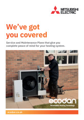Ecodan Service and Maintenance Leaflet April 2024 cover image