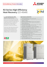 R2 Series High Efficiency Heat Recovery YXM 22-45kW Product Information Sheet cover image