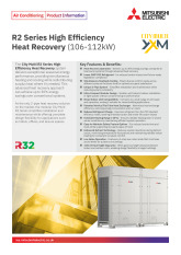 R2 Series High Efficiency Heat Recovery YXM 106-112kW Product Information Sheet cover image