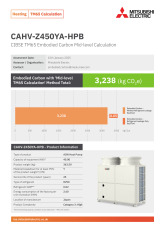 CAHV-Z450YA-HPB Embodied Carbon Calculation cover image